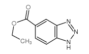 苯并三氮唑-5-甲酸乙酯结构式