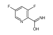 3,5-二氟吡啶-2-甲酰胺结构式