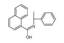 N-[(1R)-1-phenylethyl]naphthalene-1-carboxamide结构式