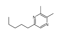 Pyrazine, 2,3-dimethyl-5-pentyl- (9CI)结构式