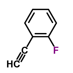 1-乙炔-2-氟苯结构式