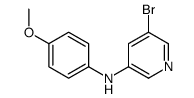 5-bromo-N-(4-methoxyphenyl)pyridin-3-amine Structure