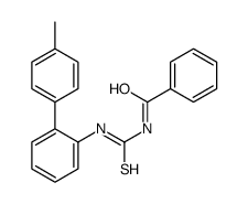 N-[[2-(4-methylphenyl)phenyl]carbamothioyl]benzamide Structure