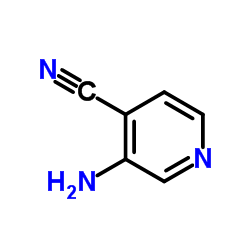 3-氨基-4-氰基吡啶结构式