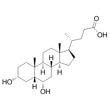 Hyodeoxycholic acid Structure