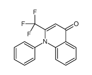 1-phenyl-2-(trifluoromethyl)quinolin-4-one结构式