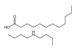 lauric acid, compound with dibutylamine (1:1) Structure