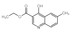 4-羟基-6-甲基喹啉-3-羧酸乙酯结构式