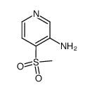 4-methanesulfonyl-[3]pyridylamine Structure
