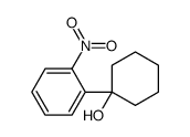 1-(2-nitrophenyl)cyclohexan-1-ol结构式