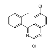 2,6-dichloro-4-(2-fluorophenyl)quinazoline Structure