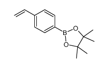 4-乙烯苯硼酸频呢醇酯结构式