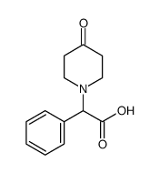 (4-OXO-PIPERIDIN-1-YL)-PHENYL-ACETIC ACID structure