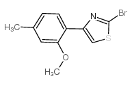 2-溴-4-(2-甲氧基-4-甲基苯基)噻唑结构式