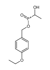 (4-ethoxyphenyl)methoxy-(1-hydroxyethyl)-oxophosphanium Structure
