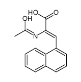 2-acetamido-3-naphthalen-1-ylprop-2-enoic acid结构式