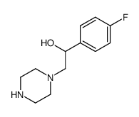 1-(4-Fluorophenyl)-2-piperazinoethanol Structure