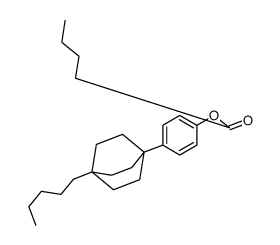 [4-(1-pentyl-4-bicyclo[2.2.2]octanyl)phenyl] pentanoate结构式