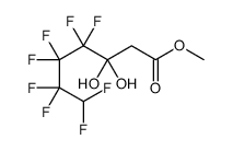 methyl 4,4,5,5,6,6,7,7-octafluoro-3,3-dihydroxyheptanoate Structure