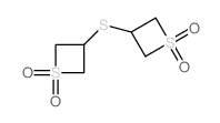 Thietane, 3,3'-thiobis-, 1,1,1',1'-tetraoxide (7CI) Structure