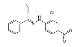 (2-chloro-4-nitro-phenylhydrazono)-phenyl-acetonitrile结构式