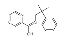 N-(2-methyl-2-phenylpropyl)pyrazine-2-carboxamide Structure