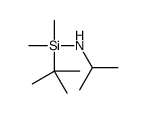 N-[tert-butyl(dimethyl)silyl]propan-2-amine结构式