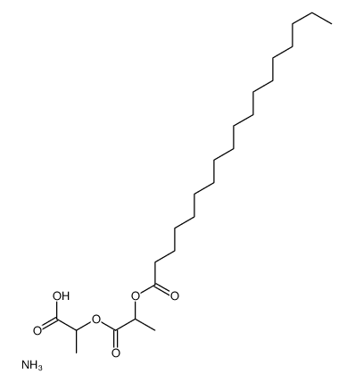 ammonium 2-(1-carboxylatoethoxy)-1-methyl-2-oxoethyl stearate结构式