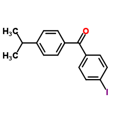 (4-Iodophenyl)(4-isopropylphenyl)methanone结构式