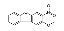 Dibenzofuran, 2-methoxy-3-nitro structure