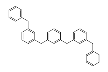 1,3-bis[(3-benzylphenyl)methyl]benzene Structure
