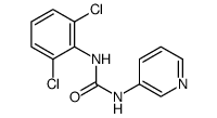Urea, N-(2,6-dichlorophenyl)-N'-3-pyridinyl结构式