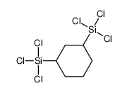 trichloro-(3-trichlorosilylcyclohexyl)silane结构式