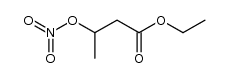 ethyl 3-nitro-oxy-butanoate Structure