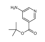 2-Methyl-2-propanyl 5-aminonicotinate结构式