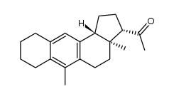 (3aS)-3t-Acetyl-3ar,6-dimethyl-11btH-2,3,3a,4,5,7,8,9,10,11b-decahydro-1H-cyclopenta[a]anthracen Structure