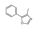 4-Methyl-5-phenyloxazole结构式