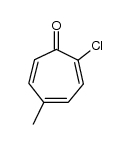 2-chloro-5-methyl-cycloheptatrienone结构式