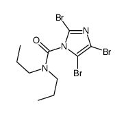 2,4,5-tribromo-N,N-dipropylimidazole-1-carboxamide结构式