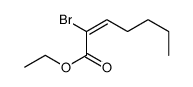 ethyl 2-bromohept-2-enoate结构式
