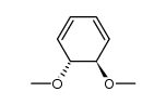 racem. trans-5,6-Dimethoxy-1,3-cyclohexadien Structure