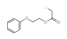 Acetic acid, 2-chloro-,2-phenoxyethyl ester structure
