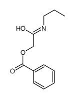 [2-oxo-2-(propylamino)ethyl] benzoate Structure