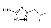1H-1,2,4-Triazole-3,5-diamine,N-(1-methylethyl)-(9CI)结构式