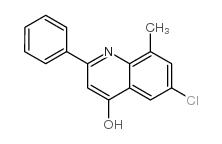 6-氯-8-甲基-2-苯基-4-喹啉醇图片