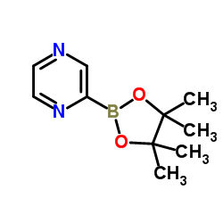2-(4,4,5,5-tetramethyl-1,3,2-dioxaborolan-2-yl)pyrazine Structure