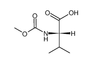 MOC-DL-缬氨酸结构式