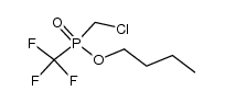 butyl (chloromethyl)(trifluoromethyl)phosphinate Structure