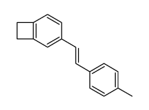 4-[2-(4-methylphenyl)ethenyl]bicyclo[4.2.0]octa-1(6),2,4-triene结构式