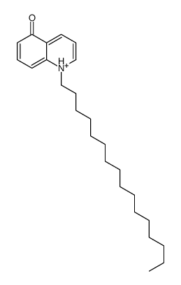 1-hexadecylquinolin-1-ium-5-ol结构式